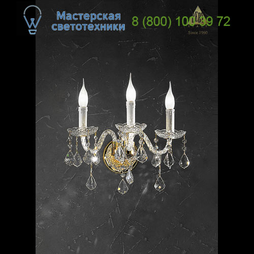Beby Italy 310/3A настенный светильник Crystal