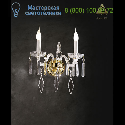Beby Italy 360/2A настенный светильник Crystal
