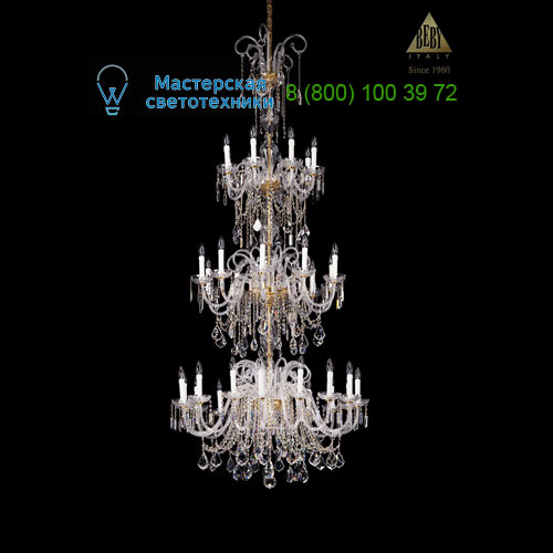 Beby Italy 7300/16+10+8 люстра Crystal