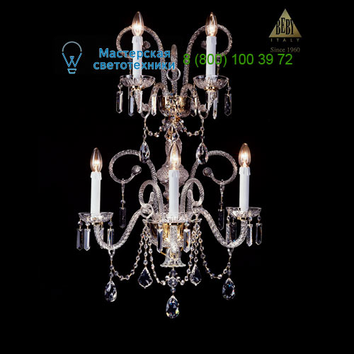 Beby Italy 7300/5A настенный светильник Crystal