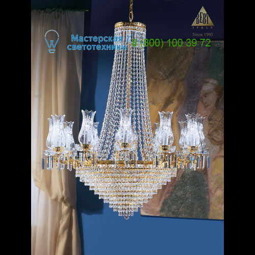 Beby Italy 1550/12+12 люстра Empire