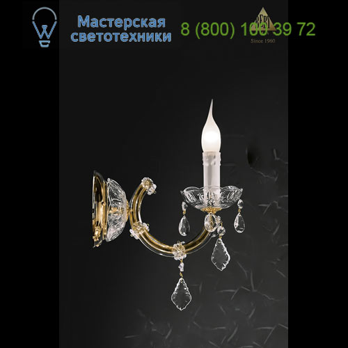 Beby Italy 630/1A настенный светильник Novecento