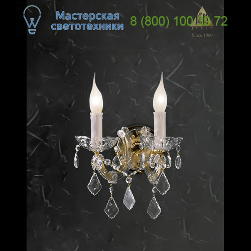 Beby Italy 630/2A настенный светильник Novecento