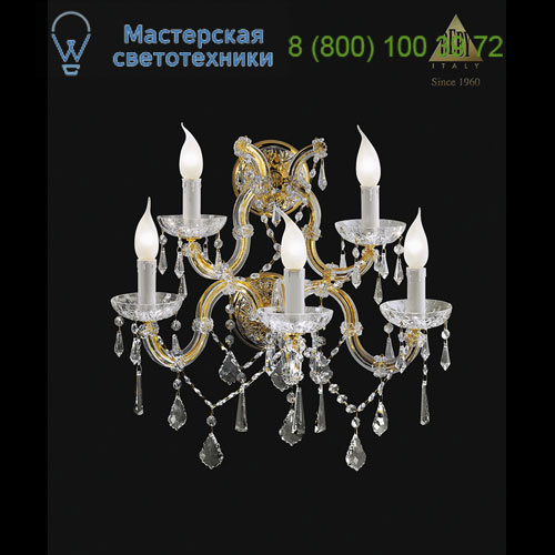 Beby Italy 6320/5A настенный светильник Novecento