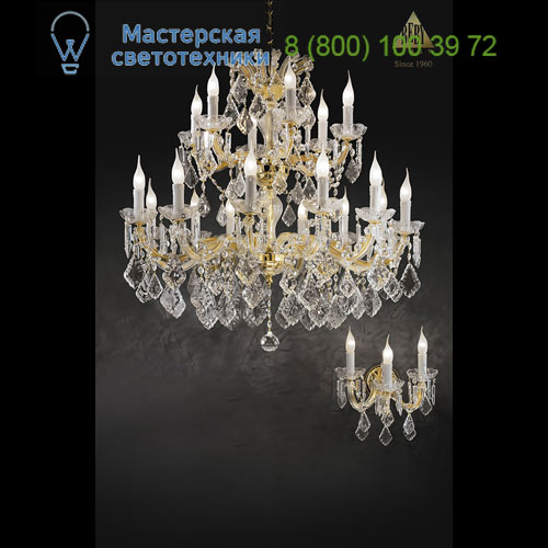 Beby Italy 710/3A настенный светильник Novecento