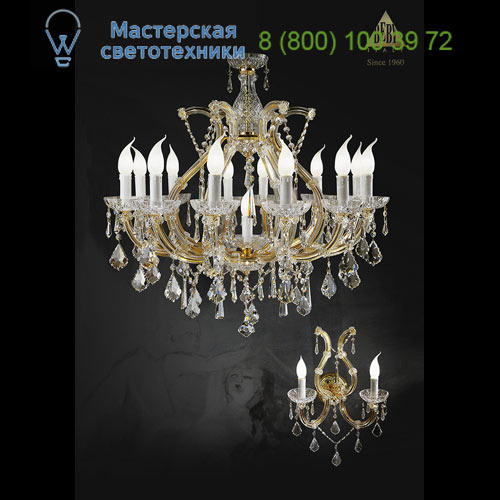 Beby Italy 785/2A настенный светильник Novecento