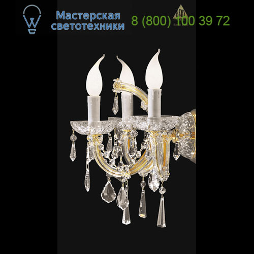 Beby Italy 795/3A настенный светильник Novecento