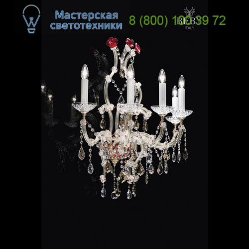 Beby Italy 9000A05 настенный светильник Queen of Roses